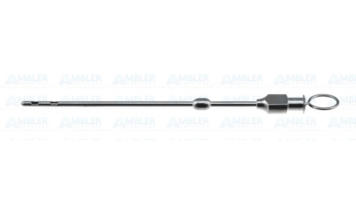 Elsberg Ventricular Cannula, Closed End, 3 Side Holes, 4" (10.2 Cm), 5 Fr. Diameter